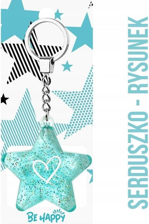 Actual product image Arpex Stern-Herz-Schlüsselanhänger