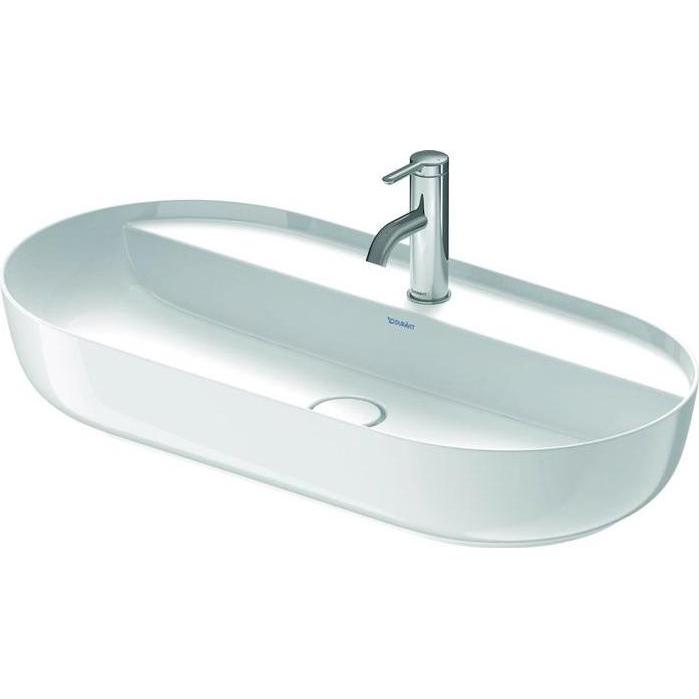 Duravit, Waschbecken, Aufsatzbecken LUV o ÜL m HLB 800x400mm 1 HL we sdm WG (400 mm, 800 mm)