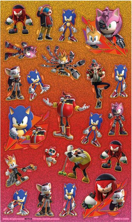 Actual product image Totum Sonic Super Sticker Set
