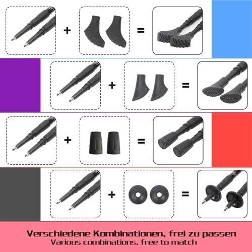 Produktbild Melko Teleskop-Wanderstöcke