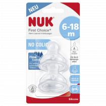 Produktbild NUK First Choice+ Flow Control Silikon-Trinksauger
