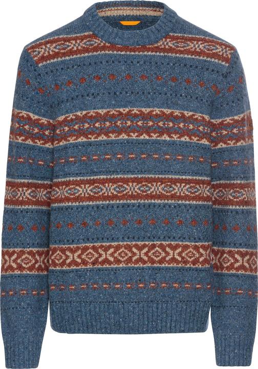 Produktbild Camel Active Rundhals Pullover mit Kontraststreifen (L)