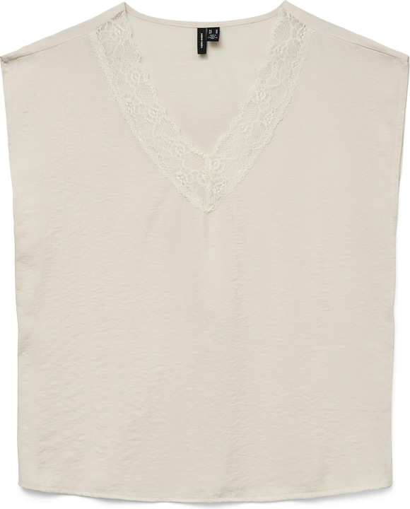 Image du produit Vero Moda Vmsafa Sl V-Neck Lace Top Wvn Ga Noos (S)