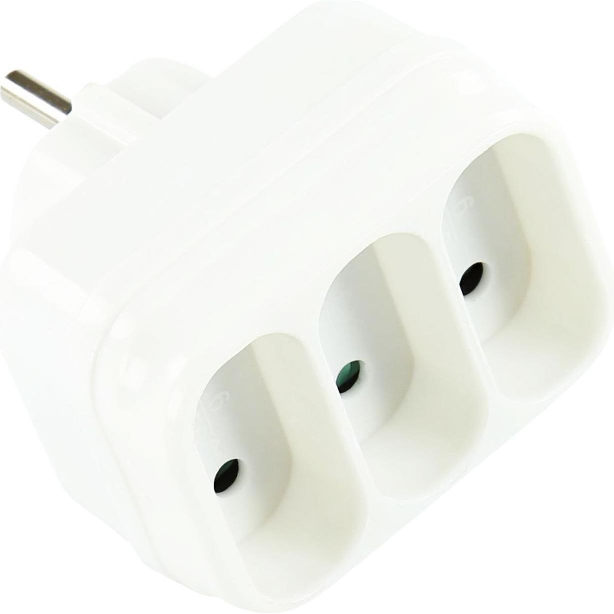 Logon, Steckdosenleiste, DOMINO 3x6A, PP WITH CHILD (3 x)