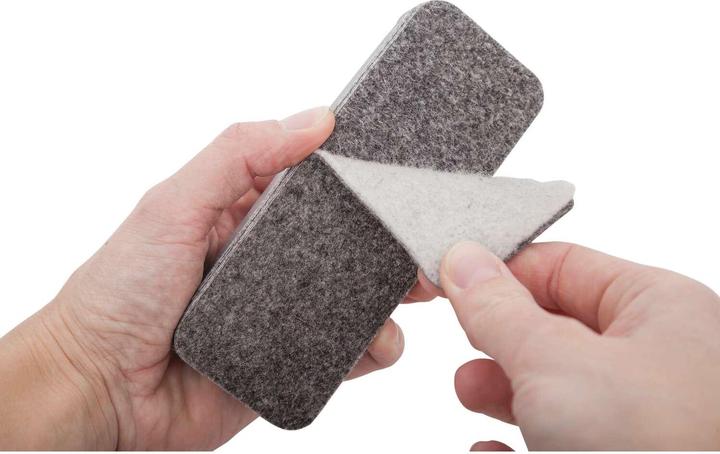 Actual product image Maul Table" scraper, 12-ply non-woven, (W)144 x (D)54 mm, grey