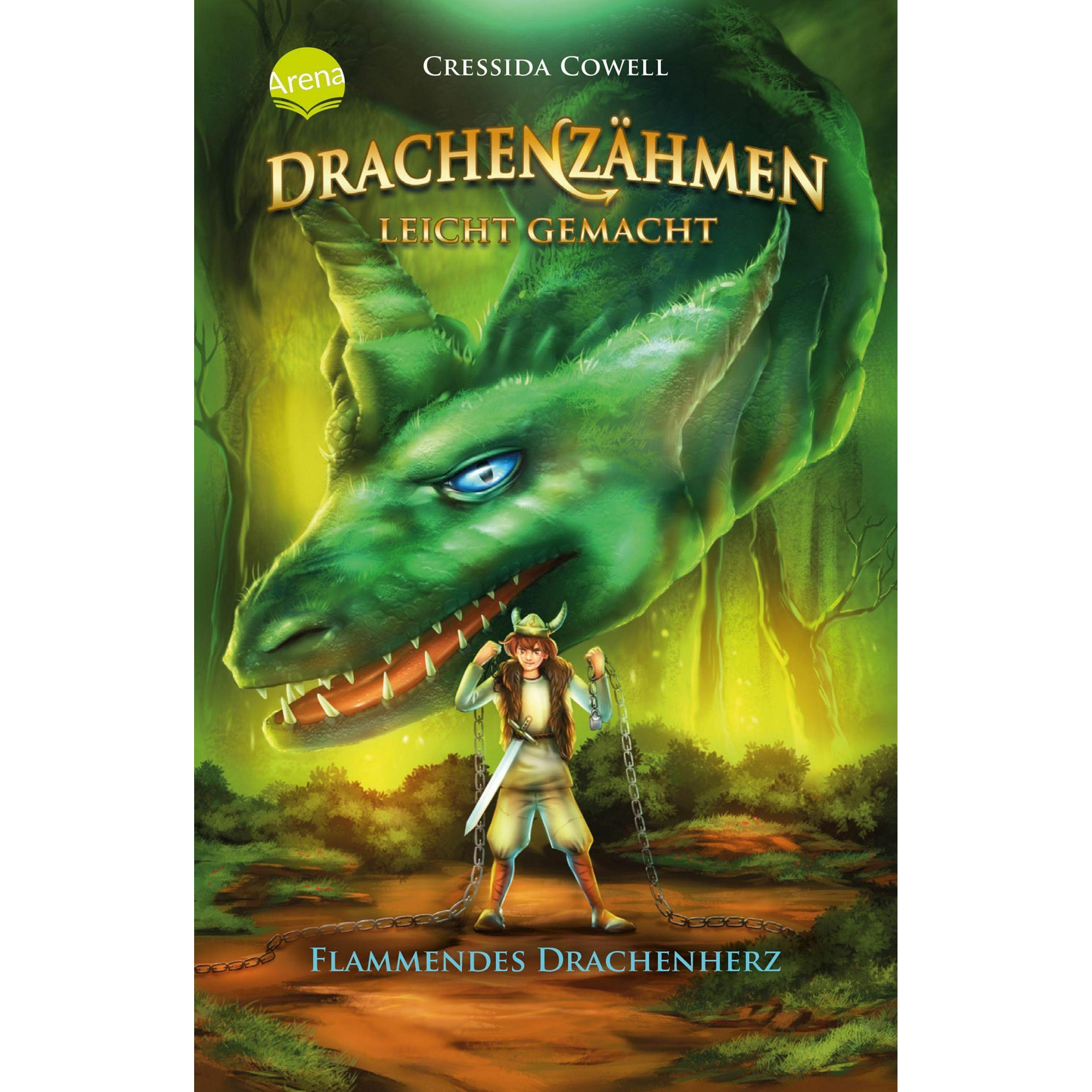 Drachenzähmen leicht gemacht (8). Flammendes Drachenherz, Kinderbücher von Cressida Cowell, Karlheinz Dürr, Clara Vath