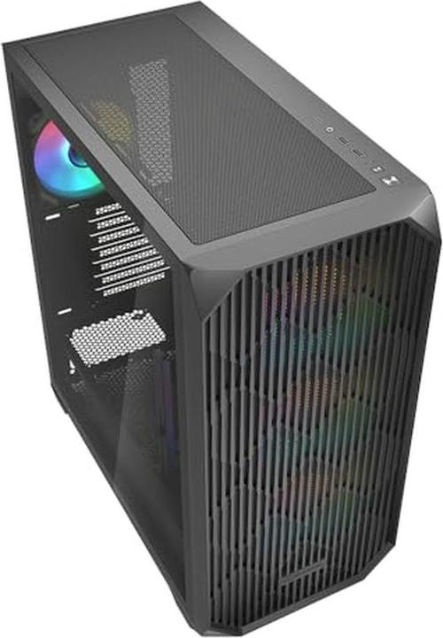 Produktbild Sharkoon AK3 RGB Black ATX (schwarz) (mATX, Mini-ITX, ATX)