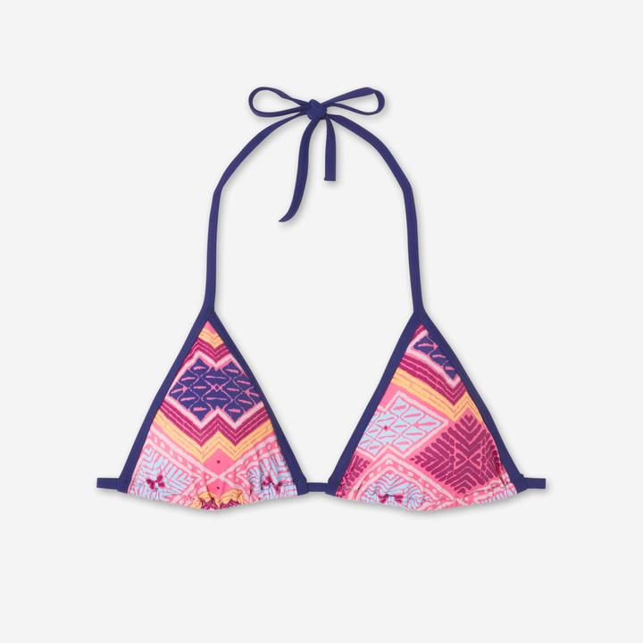 Actual product image Olaian Bikini-Oberteil Damen Triangel Surfen Mae Sangria rosa (40)