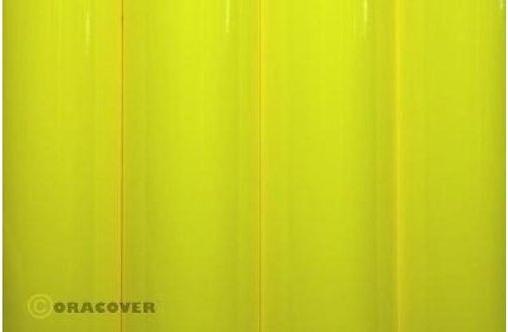 Actual product image Oracover Ironing foil neon yellow