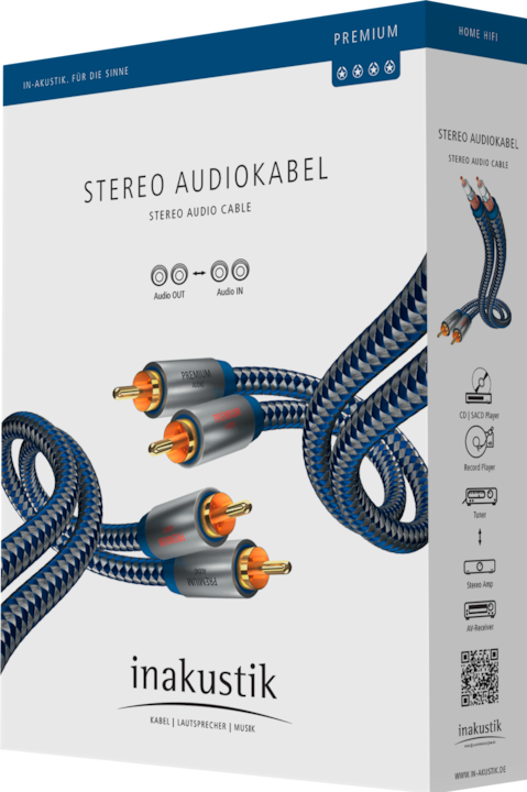 Immagine prodotto Inakustik Collegamento stereo premium (1.50 m, Cinch)