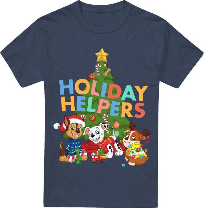 Immagine prodotto Paw Patrol Holiday Helpers Maglietta Natale Adulto Unisex (S)
