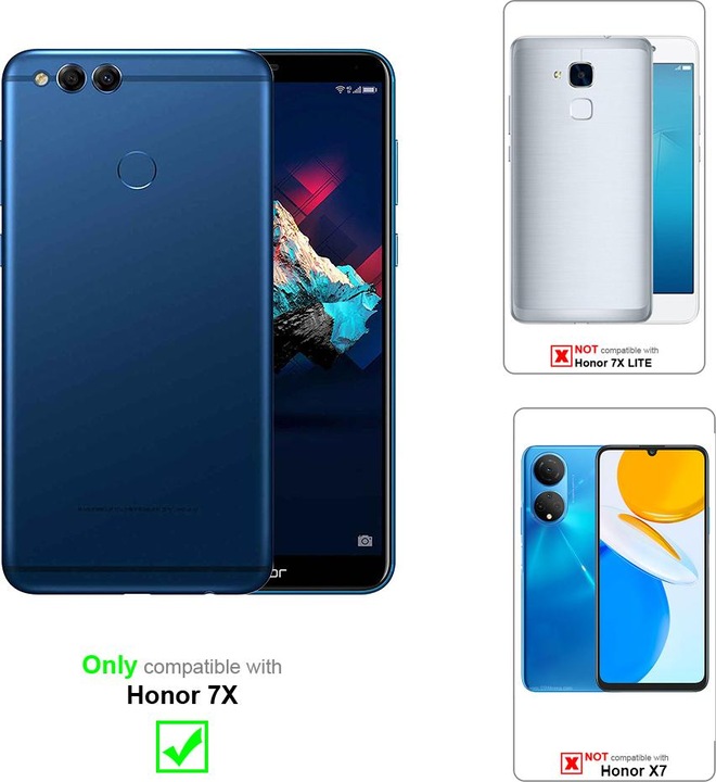 Actual product image Cadorabo Book Classy Style Cover (Honor 7X)