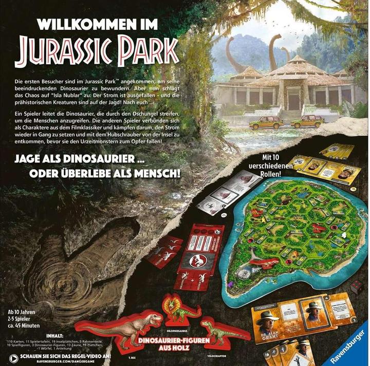 Produktbild Ravensburger Jurassic Park - Danger. (Deutsch, 2 - 5 Spieler)