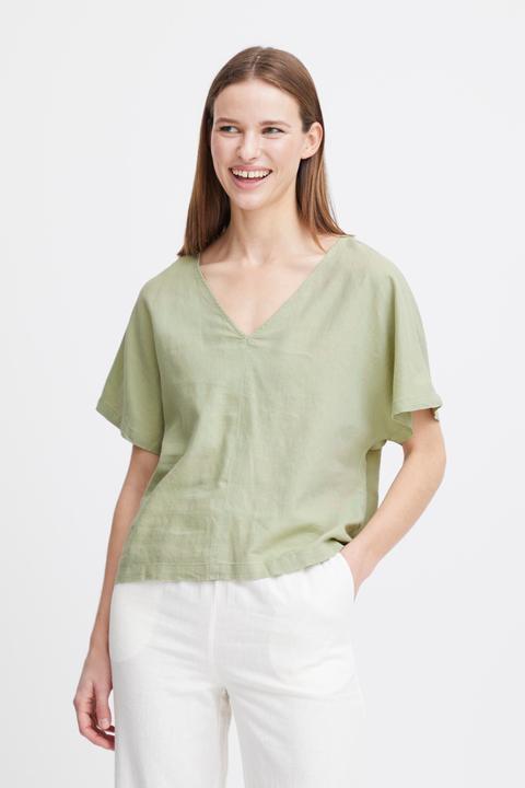 Actual product image B.young BYFALAKKA VNECK BLOUSE 20814548 (46)