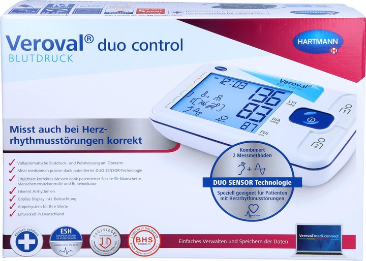Actual product image Veroval duo control (Blood pressure monitor upper arm)