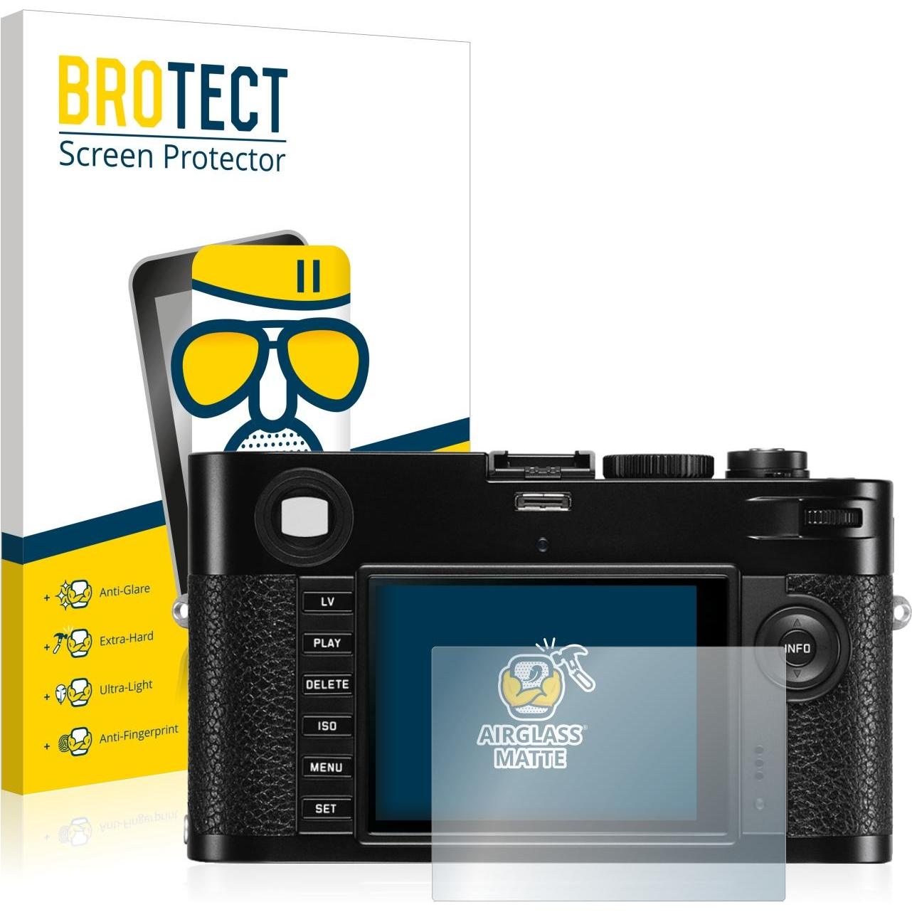 BROTECT AirGlass Panzerglasfolie Matt (Displayschutz), Kameraschutz