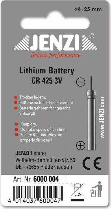 Immagine prodotto Jenzi Stabbatterie 3 Volt Bezeichnung CR322