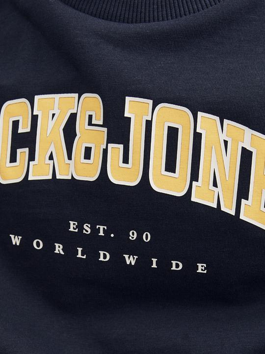 Actual product image Jack & Jones Jjecaleb Varsity Tee Ss O-Neck Sn Mni (116)