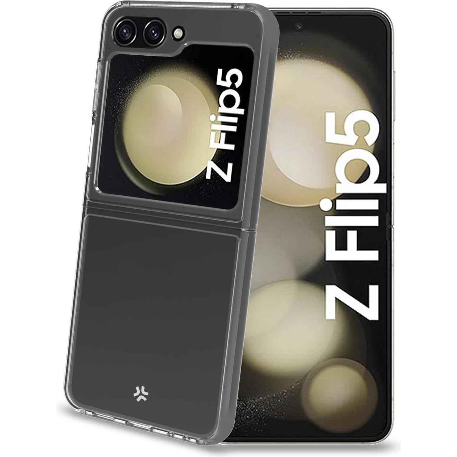 Celly Trasparente Tpu Cover Per Samsung Z Flip (Samsung Galaxy Z Flip5), Cover Smartphone,