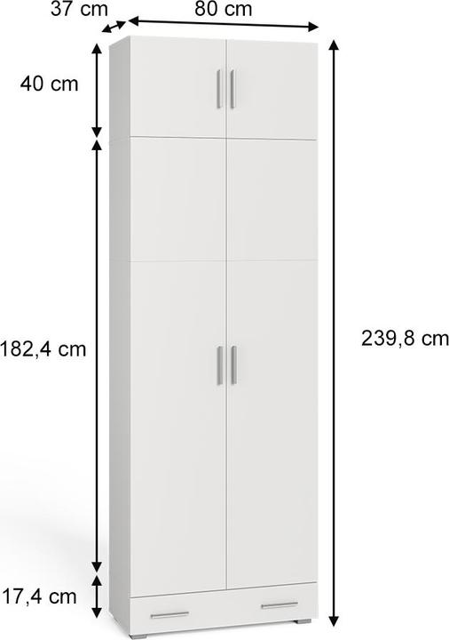 Produktbild Vicco Frank (80 x 37 x 240 cm)