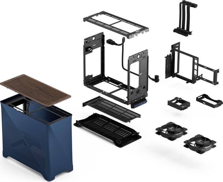 Image du produit Fractal Étui Era 2 bleu nuit (ITX)