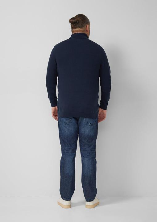 Produktbild s.Oliver Strickpullover Rollkragenpullover aus Baumwolle (3XL)