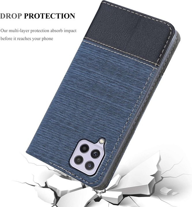 Actual product image Cadorabo Jeans Book Cover (Samsung Galaxy M22, Samsung Galaxy A22, Samsung Galaxy A32)