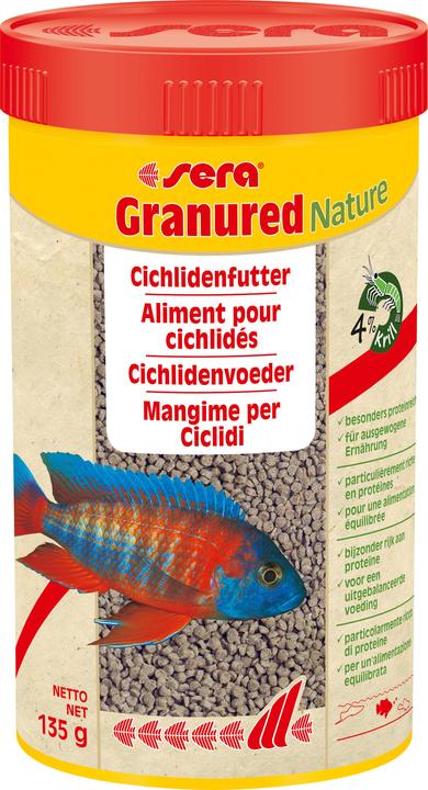 Produktbild Sera Granured Nature (Cichliden, 25 cl)