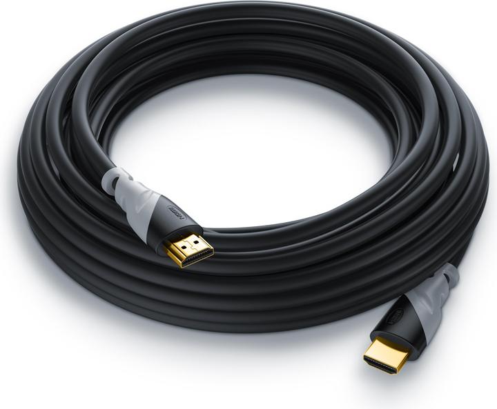 Produktbild CSL HDMI Kabel 2.0b - 4k Ultra HD 2160p - High Speed - 3D Ready - 3 fach geschirmt - HDMI 2.0b 2.0a 2.0 (12.50 m, HDMI, 2.0)