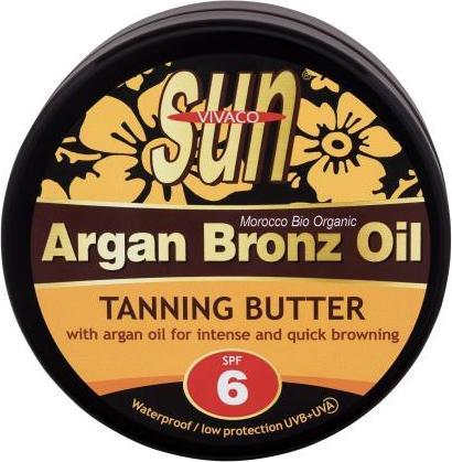 Vivapharm Sun Argan Bronz Oil Tanning Butter (Sonnencreme, Bis SPF 10, 200 ml, 150 g)