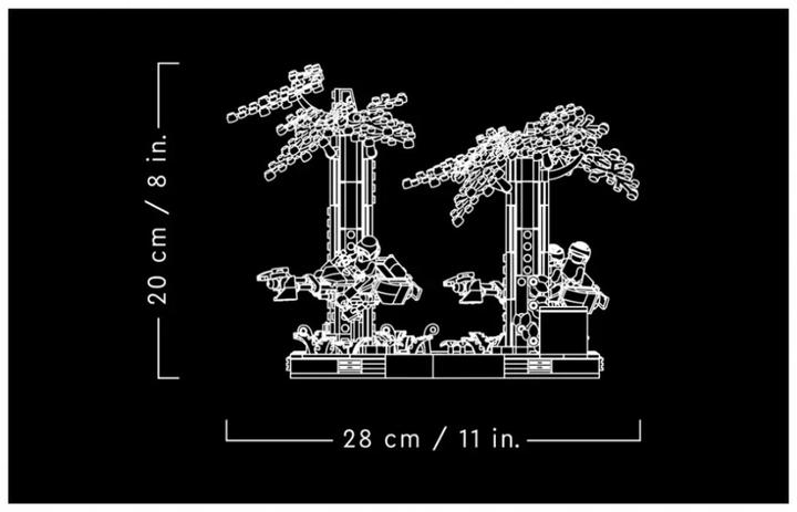 Image du produit LEGO Poursuite sur Endor - Diorama (75353, LEGO Star Wars)
