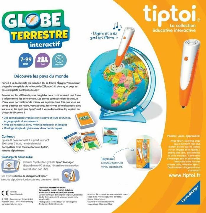 Produktbild tiptoi Globe interactif (Französisch)