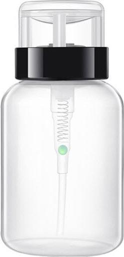 Vanessa Beauty Press Pumping Bottle Dispenser (Artificial nails, Black, Transparent)