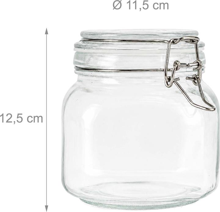 Produktbild Relaxdays 6x Einmachgläser (6 Stk., 0.75 l)