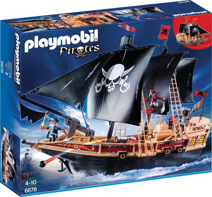 Playmobil Bateau de combat pirate (6678)