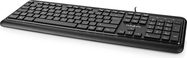Immagine prodotto Nedis Tastiera cablata | USB-A | Multimedia | QWERTZ | DE-Layout | Tastiera numerica (DE, Cablato)