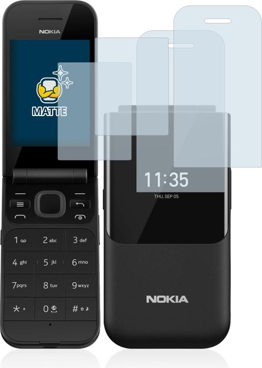 Produktbild BROTECT Entspiegelungs-Schutzfolie Displayschutz Matt (2 Stück, Nokia 2720 Flip)