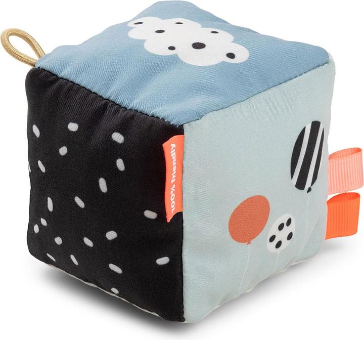 Actual product image Done by Deer Contrast baby cube Happy clouds colour mix