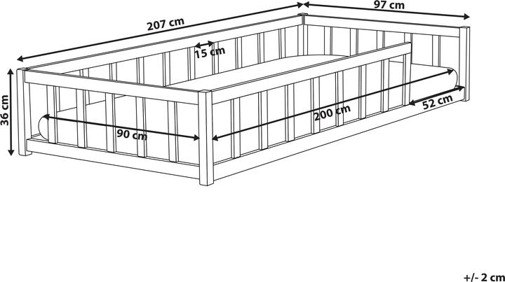 Produktbild Beliani Meymac (90x200)