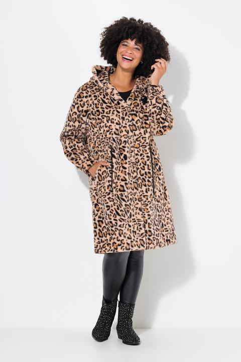 Actual product image Angel of Style Jacket with leopard patterned faux fur (50, 52)