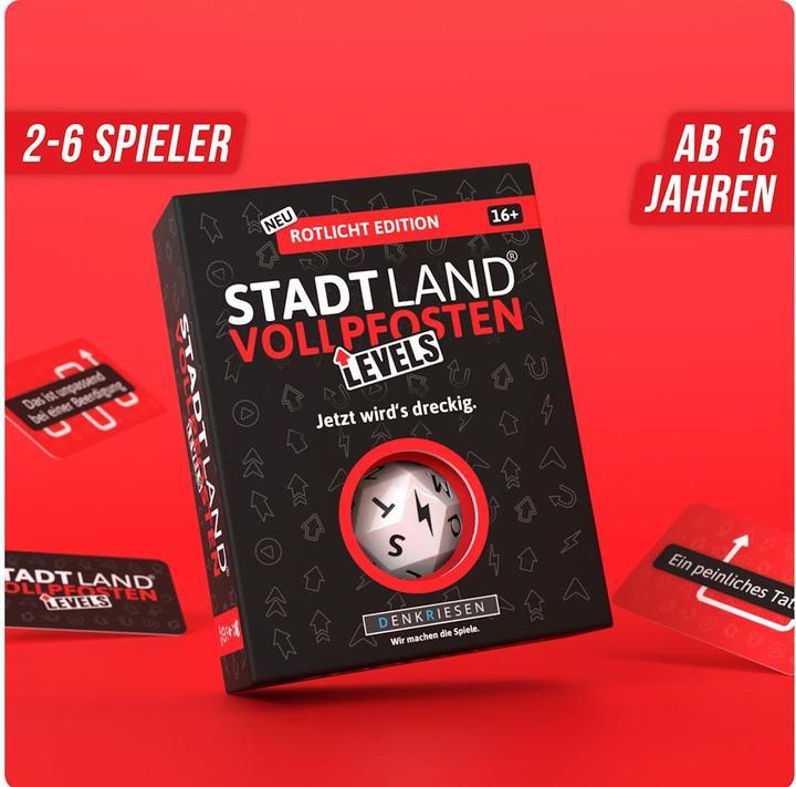 Produktbild Denkriesen Stadt Land Vollpfosten - Levels Rotlicht Edition (d) (Deutsch)