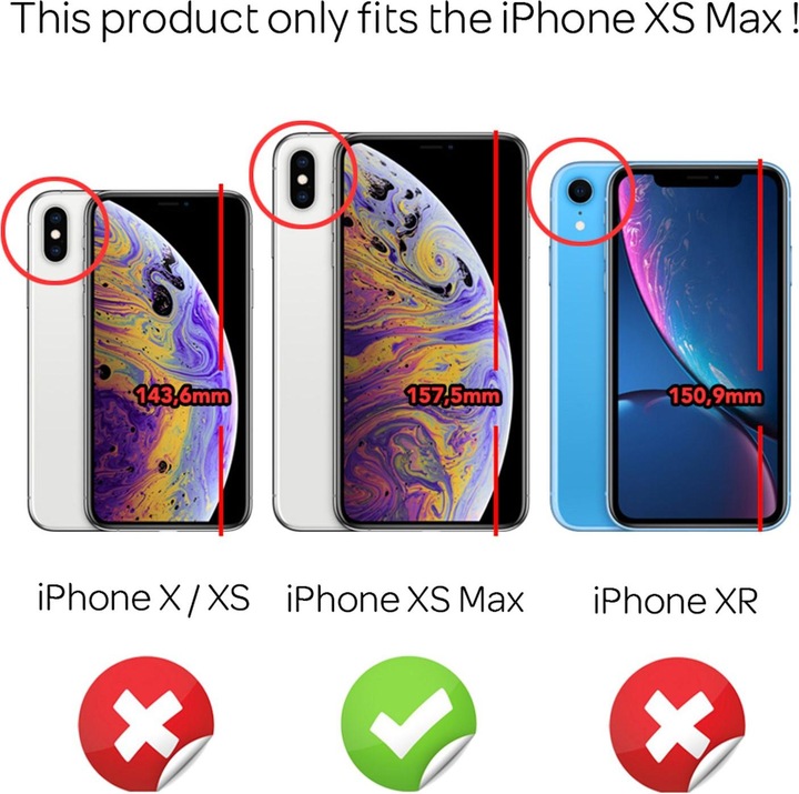 Produktbild Nalia Glitzer Hülle (Apple iPhone XS Max)