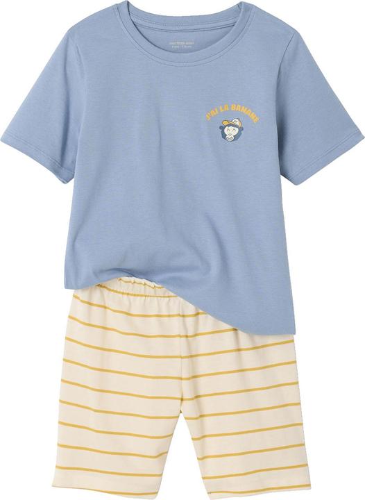 Immagine prodotto Vertbaudet Bio-Kollektion: 2er-Pack Jungen Sommer-Schlafanzüge mit Gorilla (110)