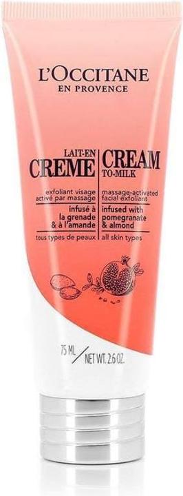 Image du produit L'Occitane Lait en Creme (Exfoliant nettoyant, 75 ml)