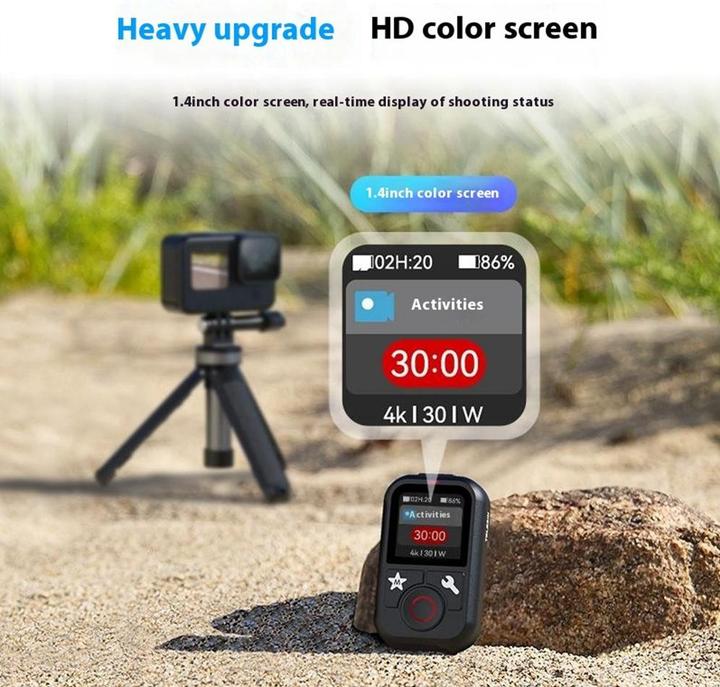 Productafbeelding Telesin Bluetooth Remote V2 For GoPro 12/11/10/9/8/Max (T-S5-RMT-01-TGP) (Held 10, Held 8, Held 9, Held 12, Held 11)