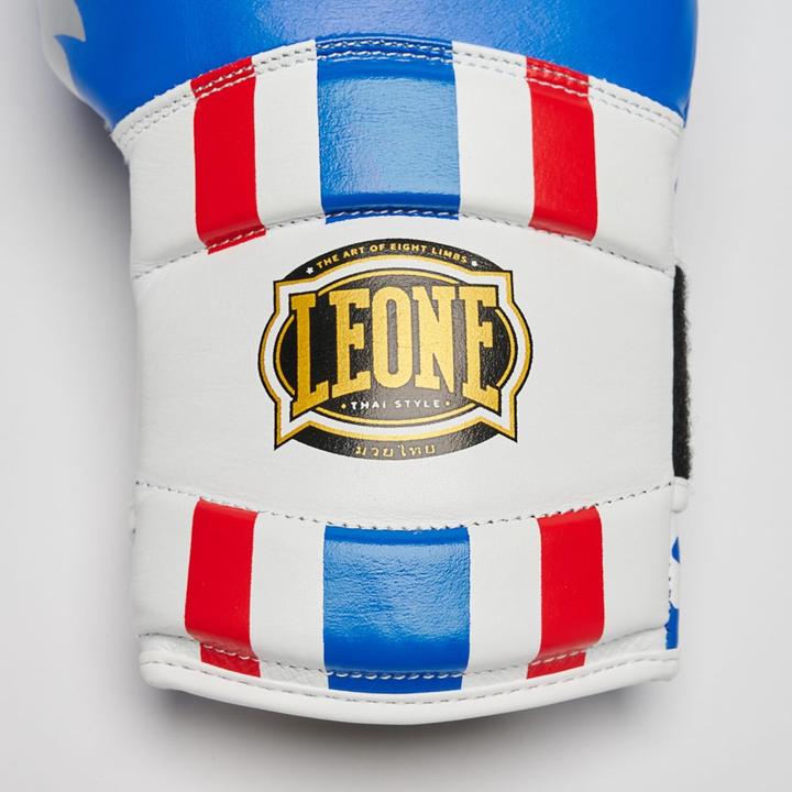 Actual product image Leone Boxhandschuhe Thai Style GN114 Blau (12 OZ, One size)