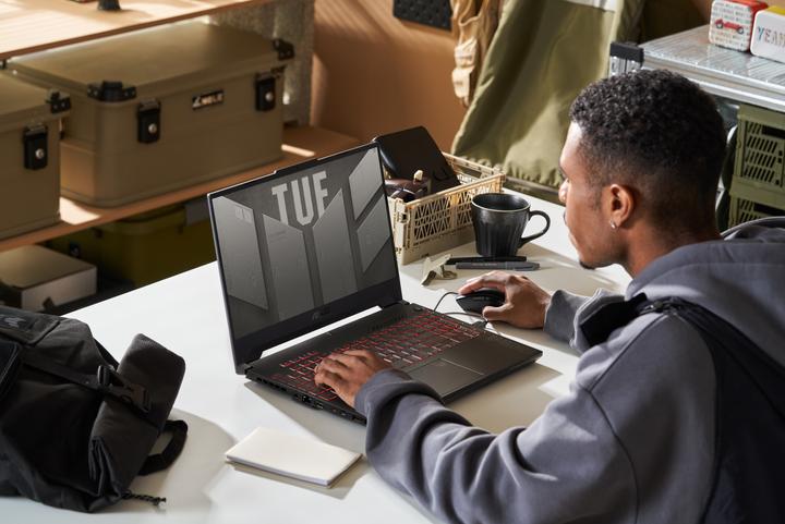 Actual product image ASUS Tuf Gaming A15 (15.60", 512 GB, 16 GB, Eng. Int., AMD Ryzen 9 8945H)