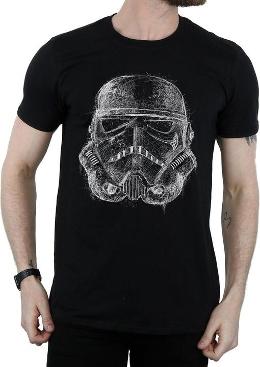 Produktbild Star Wars Stormtrooper Scribble Helmet TShirt (M)