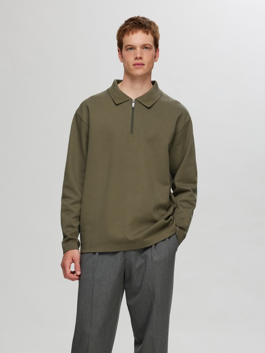 Image du produit Selected Homme Sweat-shirt à manches longues avec fermeture éclair (S)