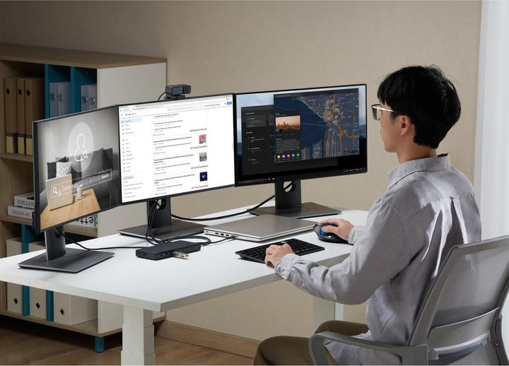 Actual product image Kensington SD4842P USB-C® 10Gbps Triple Video Driverless dokovací stanice (USB-C, 6 ports)